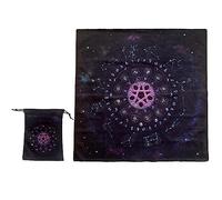 huiouer Astrología Tarot Altar Paño Metafísico Juego Tapete Péndulos Adivinaciones Altar Mantel Juego Almohadilla Cartas Mantel Adivinaciones Juego Mantel Estera Tapete