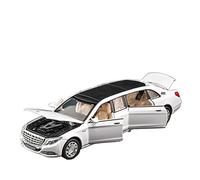 HUIPENPP Coche De Aleación De Metal Fundido A Presión, Modelo 1:32 para Maybach S650 Decoración(White)