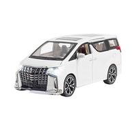 HUIPENPP Coche De Aleación Fundido A Presión, Modelo 1:24 para Toyota Alphard Decoración(White)