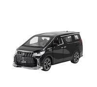 HUIPENPP Coche De Aleación Fundido A Presión, Modelo De Coche 1:24 para Toyota Alphard Decoración(Black)