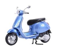HUIPENPP Decoración de Escritorio Modelo De Motocicleta De Fundición A Presión Estática A Escala 1:12 para Vespa Primavera 150 Exhibición de colección(Blue)