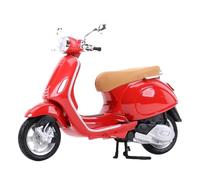 HUIPENPP Decoración de Escritorio Modelo De Motocicleta De Fundición A Presión Estática A Escala 1:12 para Vespa Primavera 150 Exhibición de colección(Red)