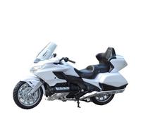 HUIPENPP Decoración de Escritorio Modelo De Motocicleta De Metal Fundido A Presión A Escala 1:18 para Honda Gold Wing 2020 Exhibición de colección(White)