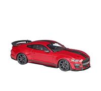 HUIPENPP Diecast Model Alloy Car Model 1:18 For Ford Mustang Shelby GT500 2020 Decoración(Red)