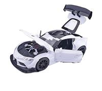 HUIPENPP Modelo De Coche De Aleación 1:22 para Toyota Bull Demon King Decoración(White)