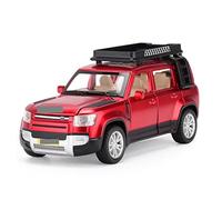 HUIPENPP Modelo De Coche De Aleación 1:32 para Land Rover Defender Decoración de colección(Red)