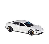 HUIPENPP Modelo De Coche De Aleación De Metal Fundido A Presión 1:24 para Porsche Taycan Turbo S Decoración(White)