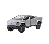 HUIPENPP Modelo De Coche De Aleación De Metal Fundido A Presión 1:24 para Tesla Cybertruck Decoración(Silver)