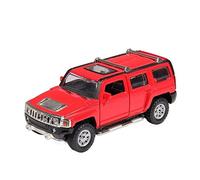 HUIPENPP Modelo de Coche de aleación de Metal Fundido a presión 1:32 para Hummer H3 Decoración(Red)