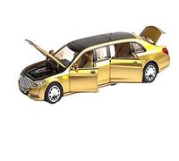 HUIPENPP Modelo De Coche De Aleación De Metal Fundido A Presión 1:32 para Maybach S650 Decoración(Yellow)