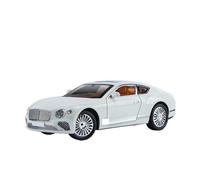 HUIPENPP Modelo De Coche De Aleación De Metal Fundido A Presión A Escala 1:24 para Bentley Continental GT Decoración de colección(White)
