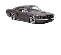 HUIPENPP Modelo de Coche de aleación de Metal Fundido a presión a Escala 1:24 para Ford Shelby GT500 1967 Modelo de Coche estático(Titanium)