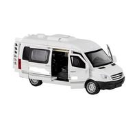 HUIPENPP Modelo De Coche De Aleación De Metal Fundido A Presión A Escala 1:32 para Benz Sprinter Decoración de colección(White)