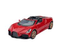 HUIPENPP Modelo De Coche De Aleación De Metal Fundido A Presión A Escala 1:32 para Bugatti Mistral Decoración(Red)