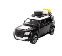 HUIPENPP Modelo De Coche De Aleación De Metal Fundido A Presión A Escala 1:32 para Land Rover Defender Decoración de colección(Black)
