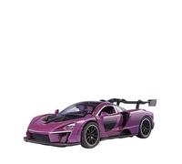 HUIPENPP Modelo De Coche De Aleación De Metal Fundido A Presión A Escala 1:32 para McLaren Senna Decoración(Purple)