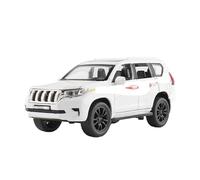 HUIPENPP Modelo De Coche De Aleación De Metal Fundido A Presión A Escala 1:32 para Toyota Land Cruiser Prado Decoración(White)