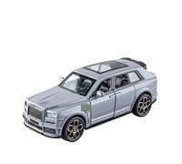 HUIPENPP Modelo De Coche De Aleación De Metal Fundido A Presión A Escala 1:36 para Rolls-Royce Cullinan Decoración de colección(Titanium)