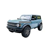 HUIPENPP Modelo De Coche De Aleación Fundida A Presión 1:24 para Ford Bronco Badlands 2021 Decoración de colección(Blue)