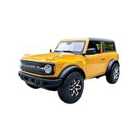 HUIPENPP Modelo De Coche De Aleación Fundida A Presión 1:24 para Ford Bronco Badlands 2021 Decoración de colección(Yellow)