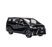 HUIPENPP Modelo De Coche De Aleación Fundida A Presión con 6 Puertas, Escala 1:24, para Lexus LM300H 2020 Decoración(Black)