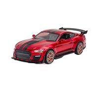 HUIPENPP Modelo De Coche De Aleación Fundida A Presión De Metal 1:32 para Ford Mustang Shelby GT500 Decoración(Red)