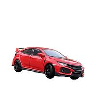 HUIPENPP Modelo De Coche De Aleación Fundido A Presión 1:32 para Honda Civic Type-R Decoración(Red)