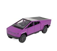 HUIPENPP Modelo De Coche De Aleación Fundido A Presión 1:32 para Tesla Cybertruck Decoración(Purple)