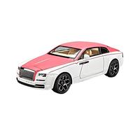 HUIPENPP Modelo De Coche De Aleación Fundido A Presión A Escala 1:24 para Rolls-Royce Wraith Mansory Decoración(Pink)