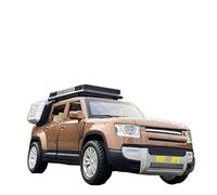 HUIPENPP Modelo De Coche De Aleación Fundido A Presión En Metal 1:32 para Land Rover Defender Decoración de colección(Brown)