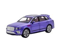 HUIPENPP Modelo De Coche De Aleación Fundido A Presión, Escala 1:24, para Bentley Bentayga Decoración de colección(Purple)