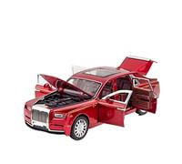 HUIPENPP Modelo De Coche De Aleación Fundido A Presión, Escala 1:32, para Rolls-Royce Phantom Decoración de colección(Red)