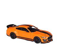 HUIPENPP Modelo De Coche De Aleación Fundido A Presión, Modelo De Coche De Metal, Escala 1:24, para Ford Mustang Shelby GT500 Modelo de Coche estático(Orange)