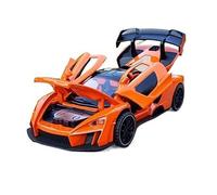 HUIPENPP Modelo De Coche De Aleación Fundido A Presión, Vehículo De Metal, Escala 1:32, para McLaren Senna Decoración de colección(Orange)