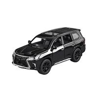 HUIPENPP Modelo De Coche De Aleación Fundido A Presión, Vehículos De Metal, Escala 1:32 para Lexus LX570 Decoración(Black)