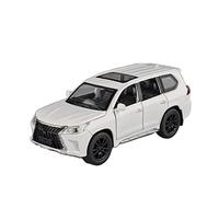 HUIPENPP Modelo De Coche De Aleación Fundido A Presión, Vehículos De Metal, Escala 1:32 para Lexus LX570 Decoración(White)