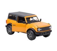 HUIPENPP Modelo de Coche de Metal Fundido a presión a Escala 1:24 para Ford Bronco Badlands Modelo de Coche estático(Orange)