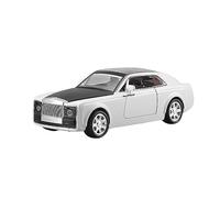 HUIPENPP Modelo De Coche De Metal Fundido A Presión A Escala 1:24 para Rolls-Royce Huiying Phantom Decoración de colección(White)