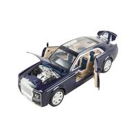 HUIPENPP Modelo De Coche De Metal Fundido A Presión A Escala 1:24 para Rolls-Royce Sweptail Decoración de colección(Blue)