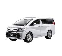 HUIPENPP Modelo De Coche De Metal Fundido A Presión A Escala 1:24 para Toyota Alphard MPV Decoración de colección(White)