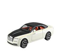 HUIPENPP Modelo De Coche De Metal Fundido A Presión De Aleación A Escala 1:24 para Rolls-Royce Dawn Decoración de colección(White)