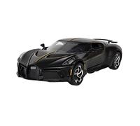 HUIPENPP Modelo De Coche Fundido A Presión 1:24 para Bugatti Voz De La Noche Decoración(Black)
