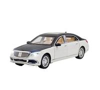HUIPENPP Modelo De Coche Fundido A Presión 1:24 para Maybach S600 Decoración de colección(White)