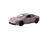 HUIPENPP Modelo De Coche Fundido A Presión con Puertas Que Se Abren A Escala 1:36 para Porsche Taycan Decoración(Purple)