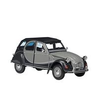HUIPENPP para Citroen 2CV 6 Aleación Clásico Coche Antiguo Modelo Diecast Metal Vehículos Regalos De Modelismo 1:24 Modelo de Coche estático(Titanium)