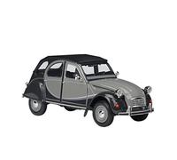 HUIPENPP para Citroen 2CV6 Coches Clásicos Coche En Miniatura De Aleación Coche Fundido A Presión Regalos De Cumpleaños 1:24 Modelo de Coche estático(Titanium)