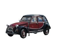 HUIPENPP para Citroen 2CV6 Coches Clásicos Coche En Miniatura De Aleación Coche Fundido A Presión Regalos De Cumpleaños 1:24 Modelo de Coche estático(Red)