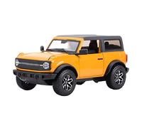 HUIPENPP para Ford para Bronco Badlands 2021 Vehículos Estáticos Fundidos A Presión Modelo Decoración De Coche Regalos 1:24 Modelo de Coche estático(Orange)