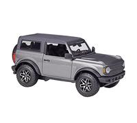 HUIPENPP para Ford para Bronco Badlands Vehículos Estáticos Fundidos A Presión Modelo Decoración De Coche Regalos 1:24 Modelo de Coche estático(Titanium)