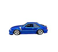 HUIPENPP para Ford para Mustang GT 1989 Coche En Miniatura De Aleación Vehículos Fundidos A Presión Coche Regalos De Cumpleaños 1:24 Modelo de Coche estático(Blue)